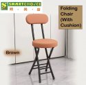 Folding Chair with cushion (Black Frame Chair) (Home Backrest Soft Bag Leisure Chair)  Folding Chair with cushion (Black Frame Chair) (Home Backrest Soft Bag Leisure Chair)