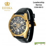 CSW-8813 Mechanical watches (Gold Appearance) (Black Strap) (Japan Made Movement)  CSW-8813 Mechanical watches (Gold Appearance) (Black Strap) (Japan Made Movement)