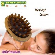 木質全身按摩梳 (經絡激痛點按摩器) (刮痧檀香梳,舒緩身體、生髮) 木質全身按摩梳 (經絡激痛點按摩器) (刮痧檀香梳,舒緩身體、生髮)